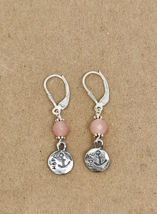 Hope Pink Stone Earring