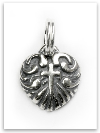 Heart Sterling Silver Charm 