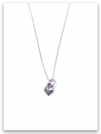 Heart Sterling Silver Necklace 