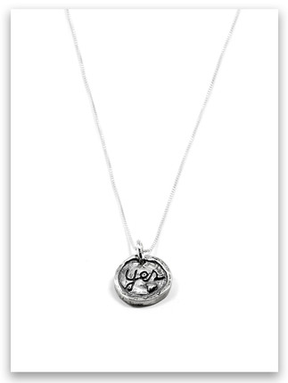 Yes, Love Deeply iTAG Sterling Silver Necklace
