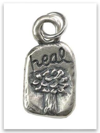 Heal Sterling Silver iTAG Charm Heal Sterling Silver iTAG Charm