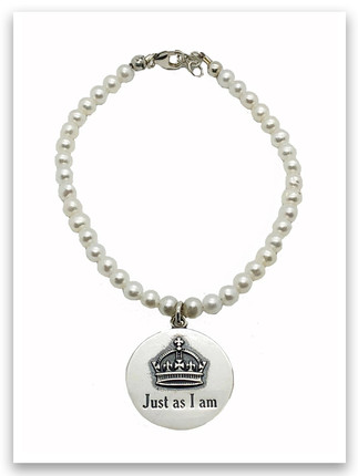 Just As I Am Pearl Bracelet