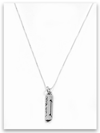 I Will Rise Sterling Silver Pendant Necklace 