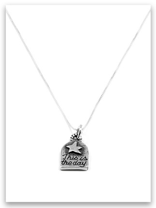 This Is the Day iTAG Sterling Silver Necklace