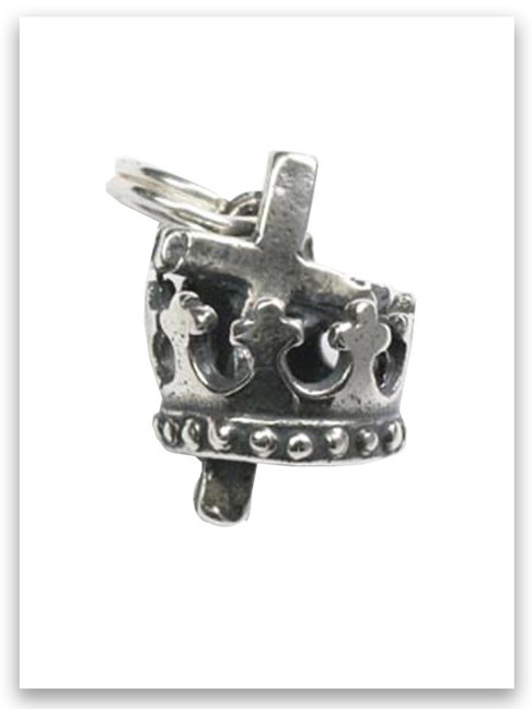 Sterling Silver Crown Charm