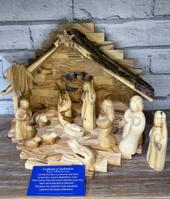 Authentic Nativity Bark Roof