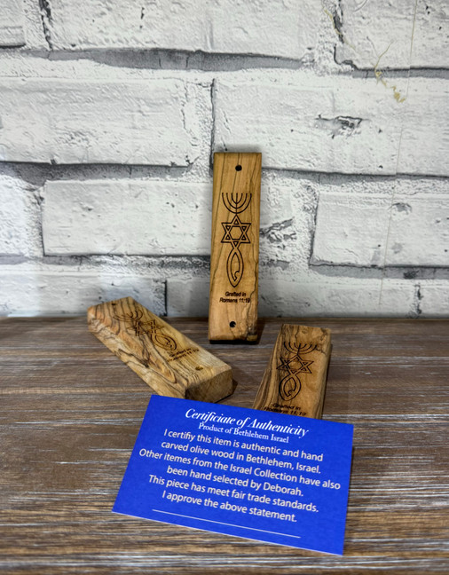 Olive Wood Mezuzah