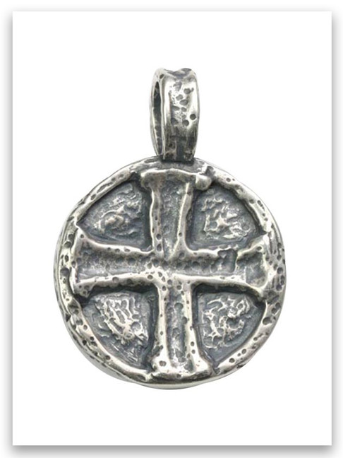 Sterling Silver Jesus Wept Pendant 