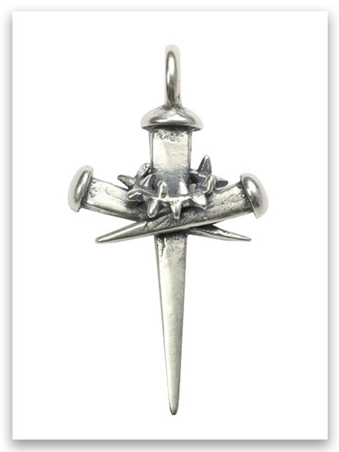 Sacrifice Cross Sterling Silver Pendant 