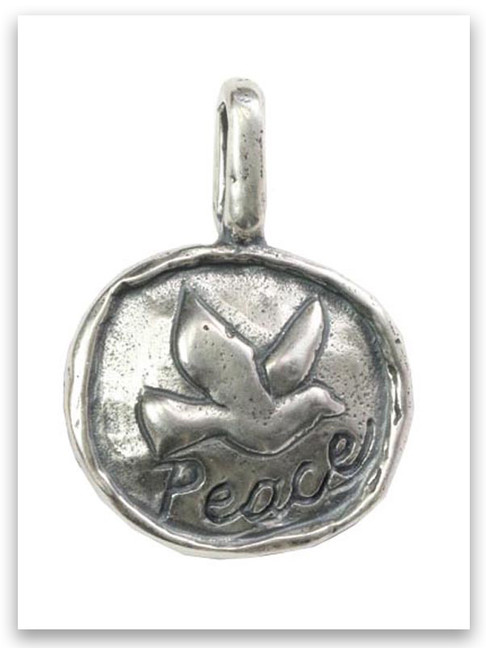 Peace Sterling Silver iTAG Pendant