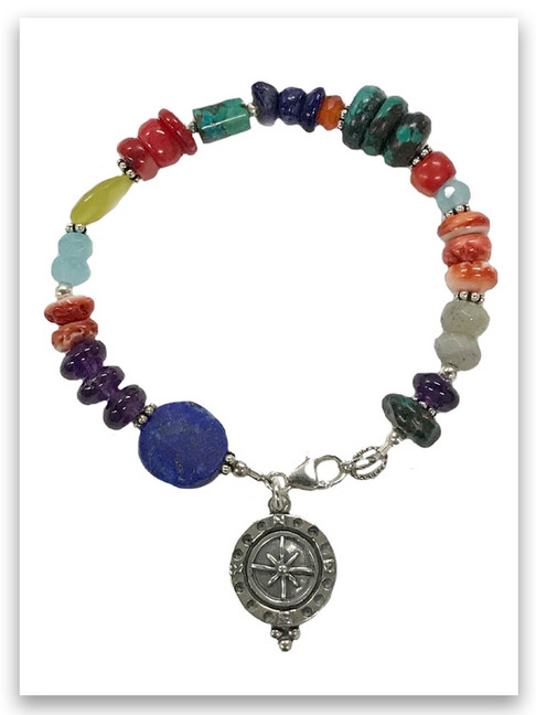 Spirit Lead Me Multi Stone Bracelet