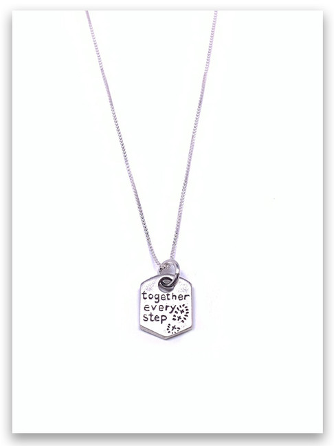 Every Step Sterling Silver Necklace 