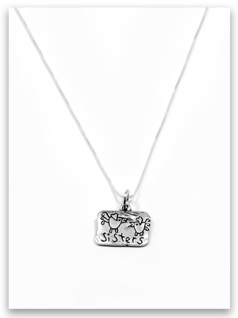 Sisters Sterling Silver Necklace