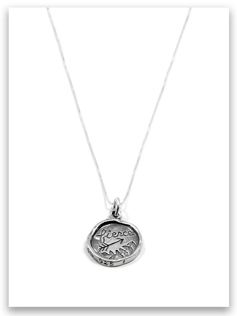 Fierce iTAG Sterling Silver Necklace