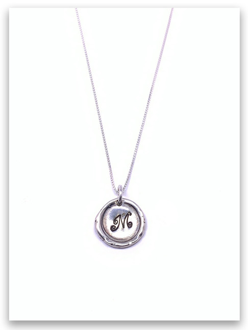 My Name Initial Necklace Sterling