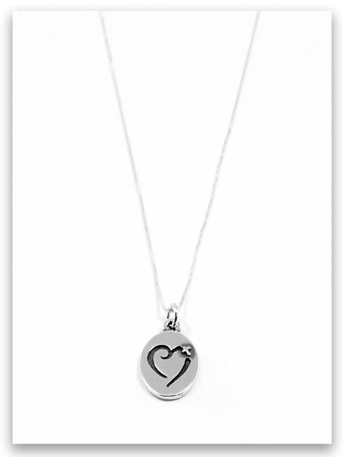 Foster Care Sterling Silver Charm Necklace 