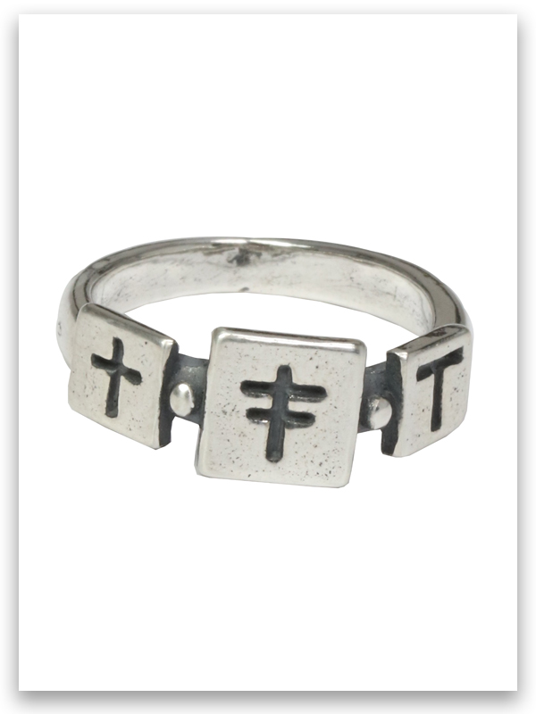 アクセサリー 13Lue cross ring triple cross ring triple cross ring | 13lue