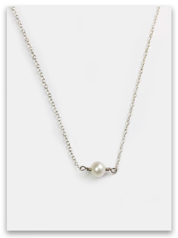 CHAULRI Floating Tahitian Black Single Pearl Pendant Necklace 18K Gold