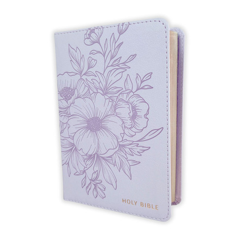 KJV Compact Bible, purple faux leather