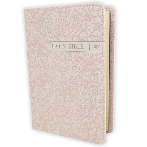 KJV Pocket-Size Bible, pink faux leather