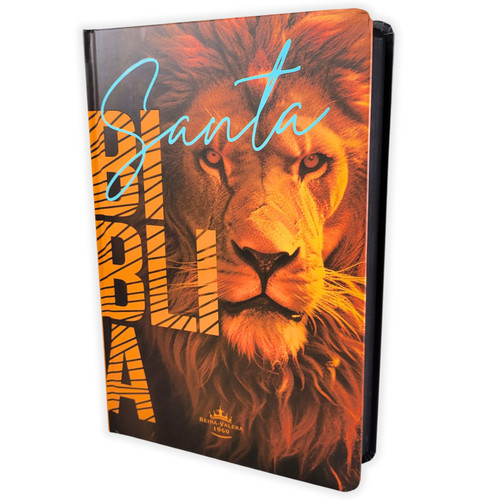Biblia Letra Grande RV1960, tapa dura león de Judá, naranja Biblia Letra Grande RV1960, tapa dura león de Judá, naranja