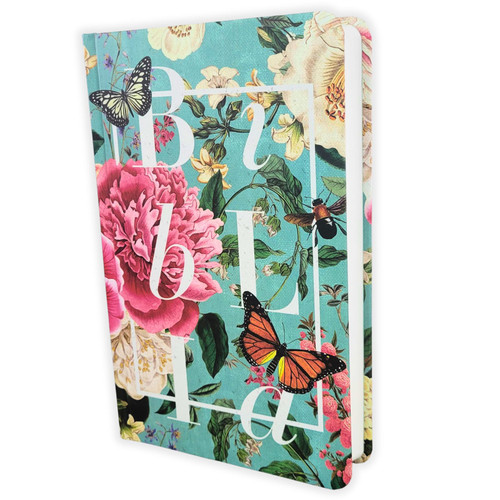 Biblia Tamaño Manual RV1960, tapa dura jardín floral