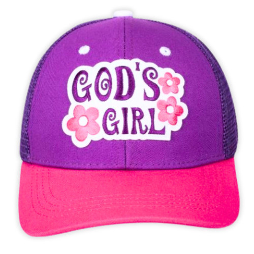 Gorra para Niñas, God's Girl, rosado purpura