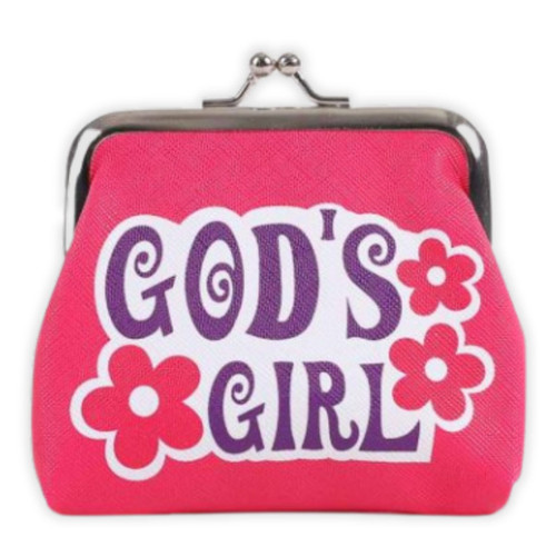 Monedero Vintage con Broche: God's girl