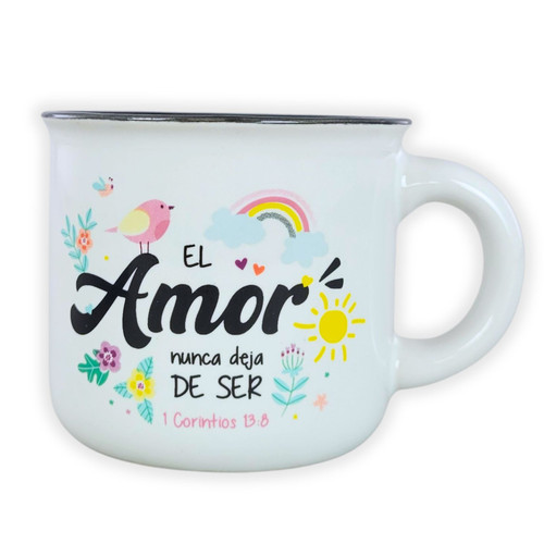 Taza Pequeñas Bendiciones: El amor - 1 Corintios 13:8