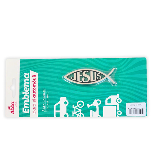 Emblemas para Autos: Jesus ichtus pequeño, falta pegamento
