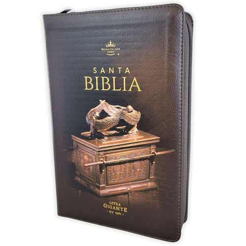 Biblia con Cierre Letra Gigante Manual 14 puntos RV1960, imit piel negro con índice - Arca del Pacto