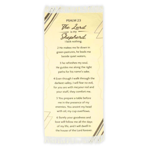 Prayer Shawl Psalm 23 - Manto para Oración Salmo 23 en inglés