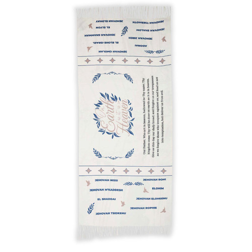 Prayer Shawl The Lord's Prayer - Manto para Oración El Padre Nuestro en inglés