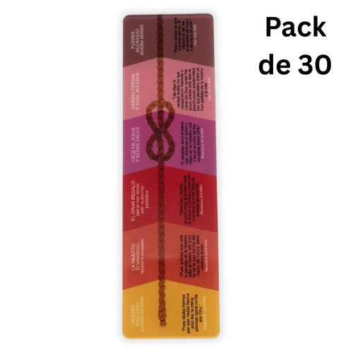 Pack de 30 Separadores de Página Transparentes: Plan de salvación