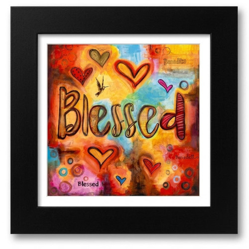 Mini Framed Interactive Art with Stand Support: Blessed