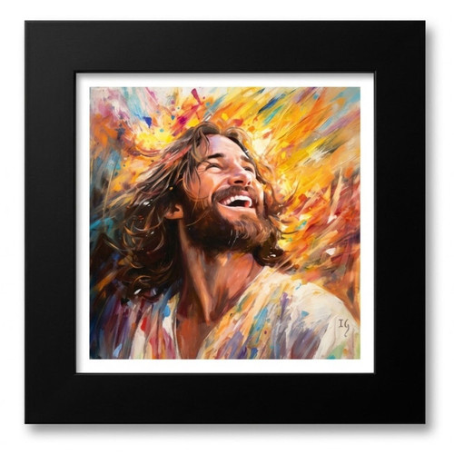 Mini Framed Interactive Art with Stand Support: Jesus euphoria