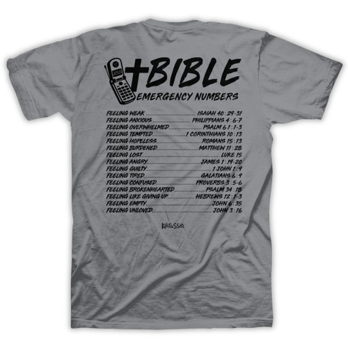 Bible Emergency Numbers T-Shirt