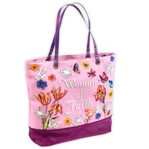 Bolsa Tote Bag Grande: Woman of faith