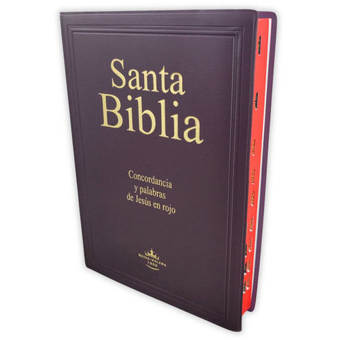 Biblia Letra Grande Concordancia RV1960, tapa vinilo, vino con índice
