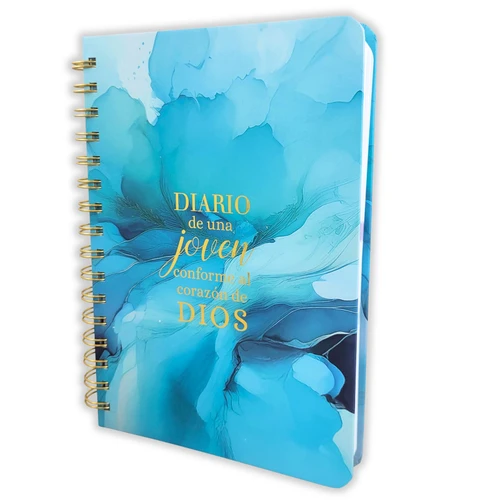 Diario de una Joven Conforme al Corazón de Dios - Elizabeth George, tapa dura espiral brisa