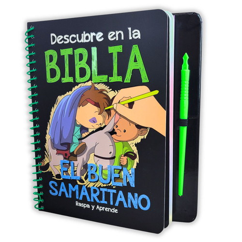 Descubre en la Biblia: El buen samaritano - Jacob Vium-Olesem, raspa y aprende, tapa dura