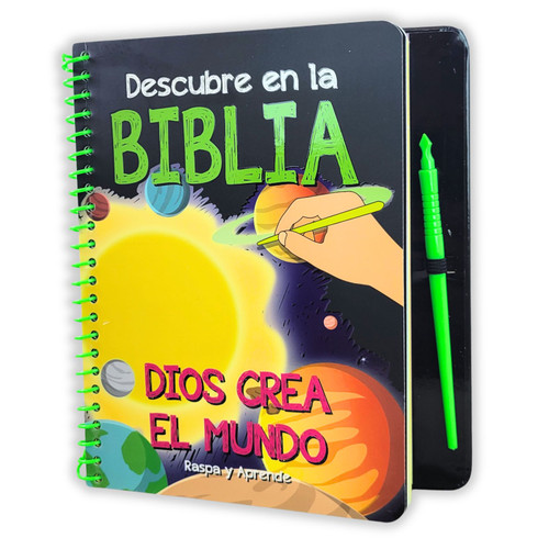 Descubre en la Biblia: Dios crea el mundo - Jacob Vium-Olesem, raspa y aprende, tapa dura