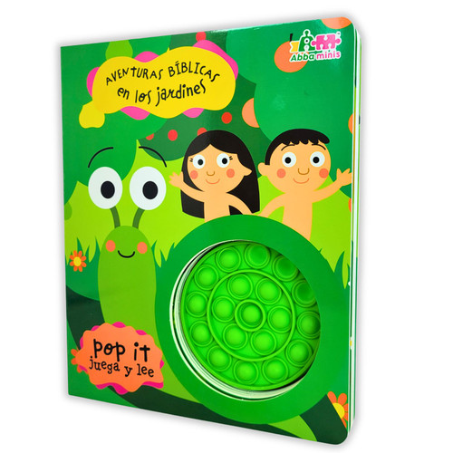 Aventuras Bíblicas en los Jardines: Pop it juega y lee, tapa dura