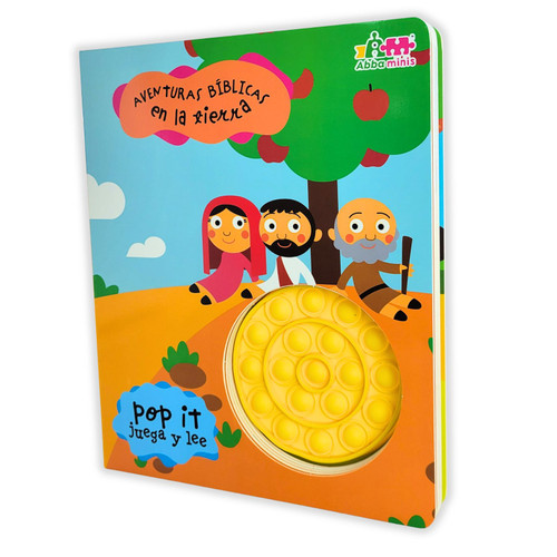 Aventuras Bíblicas en la Tierra: Pop it juega y lee, tapa dura