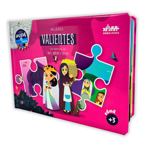 Libro Puzzle: Mujeres valientes, tapa dura boardbook