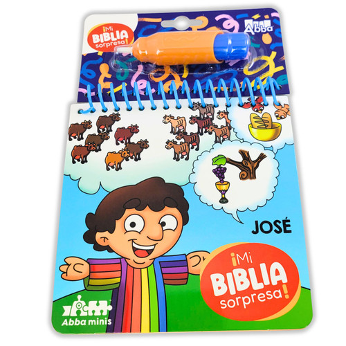 Colección Mi Biblia Sorpresa: José, pinta con agua tapa dura boardbook