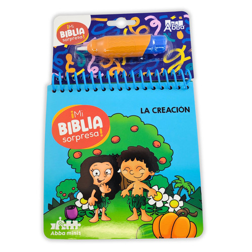 Colección Mi Biblia Sorpresa: La Creación, pinta con agua tapa dura boardbook