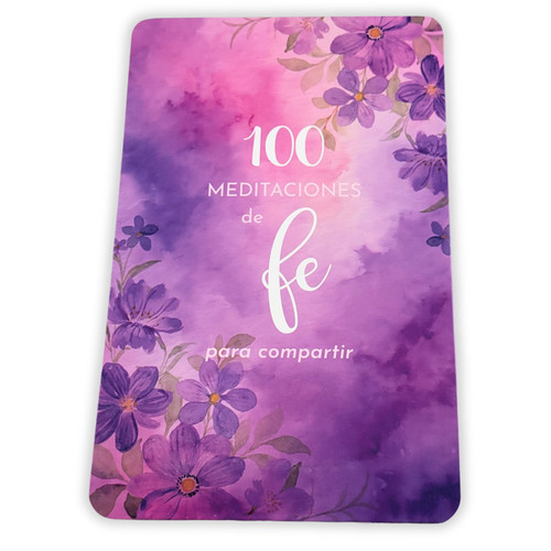100 Meditaciones de Fe para Compartir, tapa dura boardbook