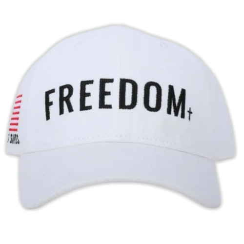 Gorra, Freedom, blanco y negro