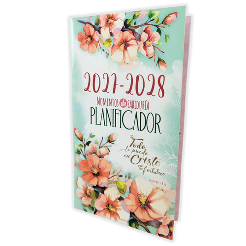 Planificador Momentos de Sabiduría 2027-2028 - Filipenses 4:13, tapa vinilo
